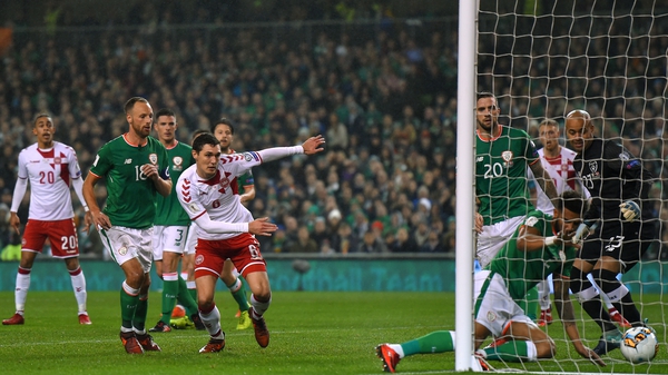 Cyrus Christie scored an own goal when Ireland lost 5-1 to Denmark