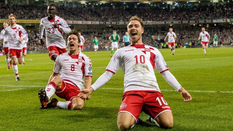 Eriksen's hat-trick took his World Cup qualifying tally to 11 goals.