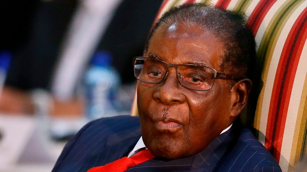 Mr Mugabe did not address calls for his resignation in his speech this evening