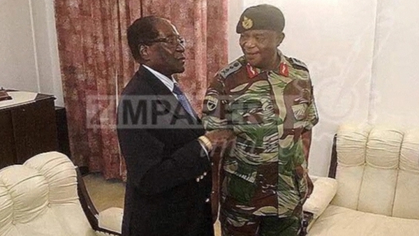 Robert Mugabe, who has has ruled Zimbabwe since 1980, meets Army chief Constantino Chiwenga
