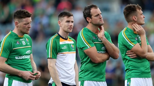 Ireland players were dejected by the result