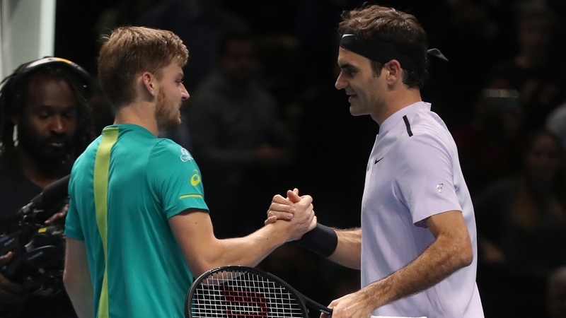 Federer was defeated 2-6 6-3 6-4.