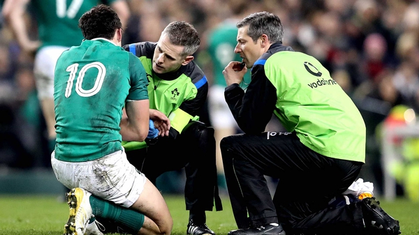 Joey Carbery played well for an hour before going off injured