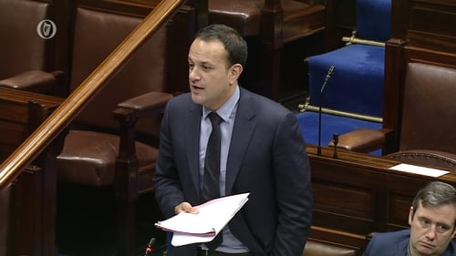 Taoiseach Leo Varadkar was responding to Sinn Féin's Pearse Doherty in the Dáil
