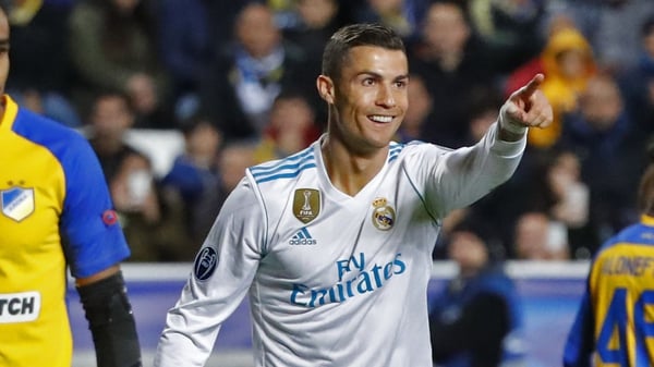 Ronaldo takes his overall Champions League scoring record to 113