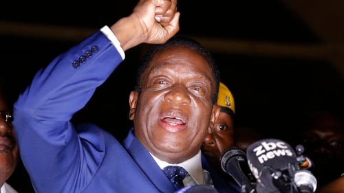 New Zimbabwe President Emmerson Mnangagwa