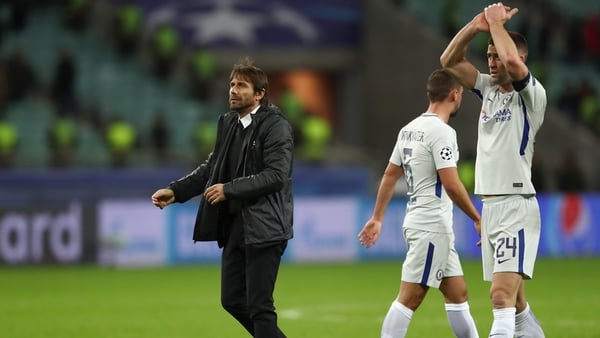 Antonio Conte's players stayed on GMT while in Azerbaijan