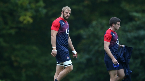Chris Robshaw (L) and George Ford will lead a much changed England