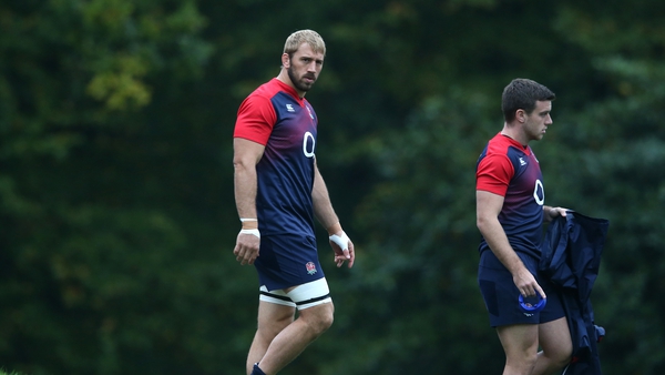 Chris Robshaw (L) and George Ford will lead a much changed England