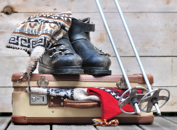 Retro winter holidays
