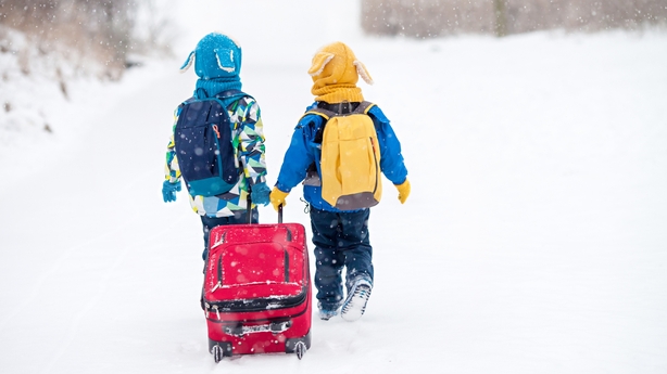 kids on a ski holiday
