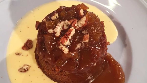 Sharon Hearne Smith's favourite slow cooker dessert is... sticky pudding with caramel and custard.