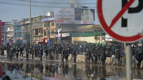 Security forces fired tear gas and rubber bullets at the demonstrators but were met by stubborn resistance