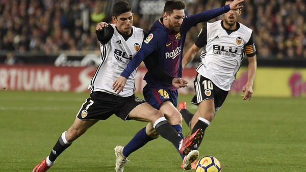 Lionel Messi was denied a legitimate goal for Barca