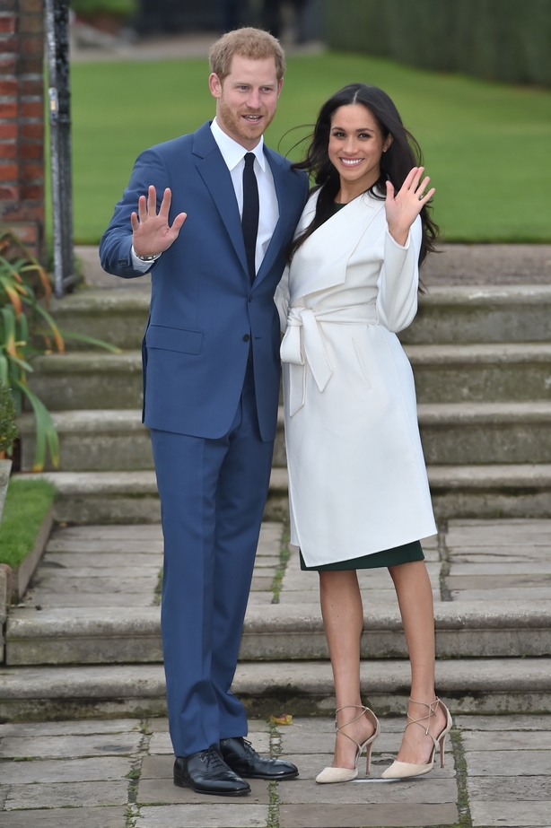 Harry and Meghan on the day they announced their engagement