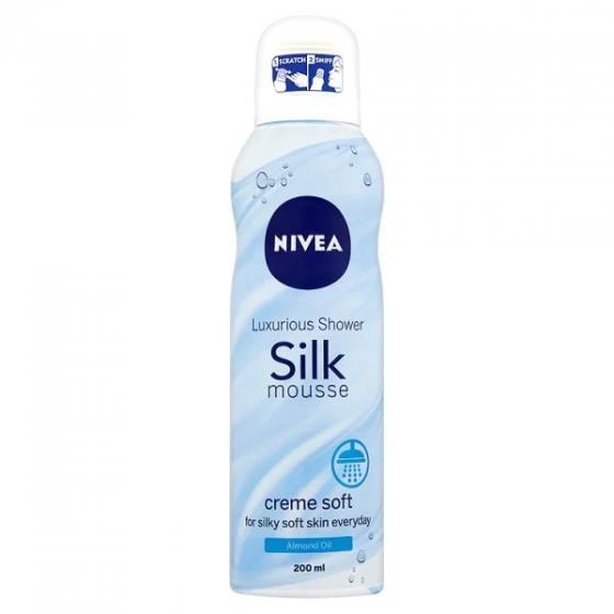 Nivea Shower Silk Mousse Creme Soft 200ml