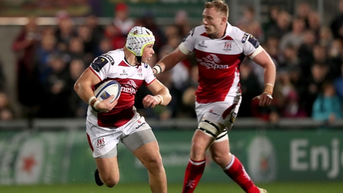 Luke Marshall and Kieran Treadwell in action this season for Ulster