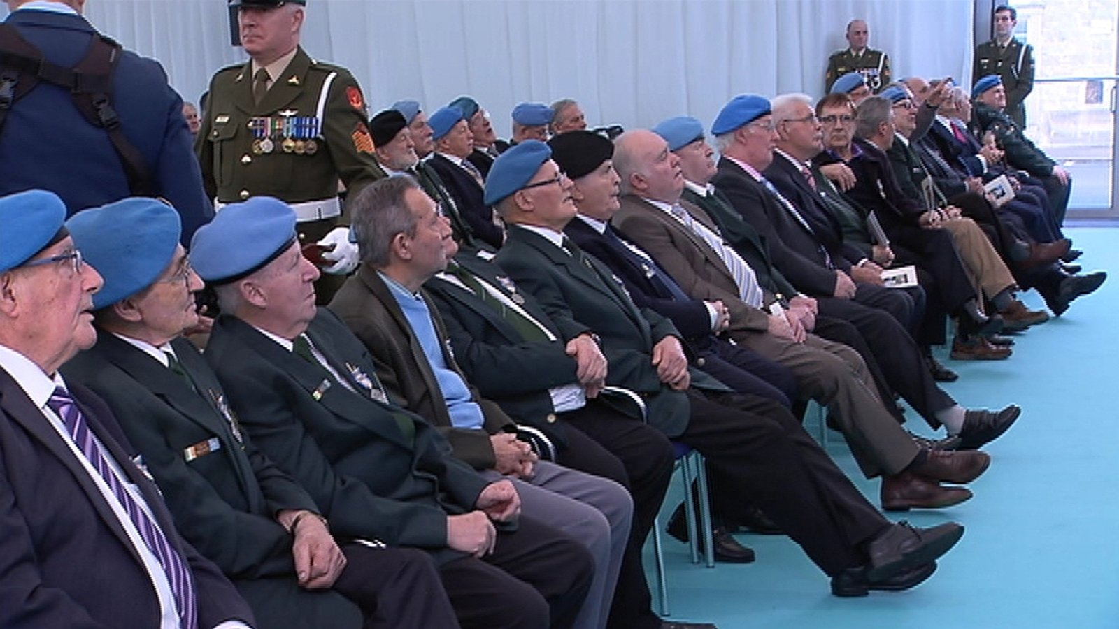 Survivors of Jadotville siege presented with medals