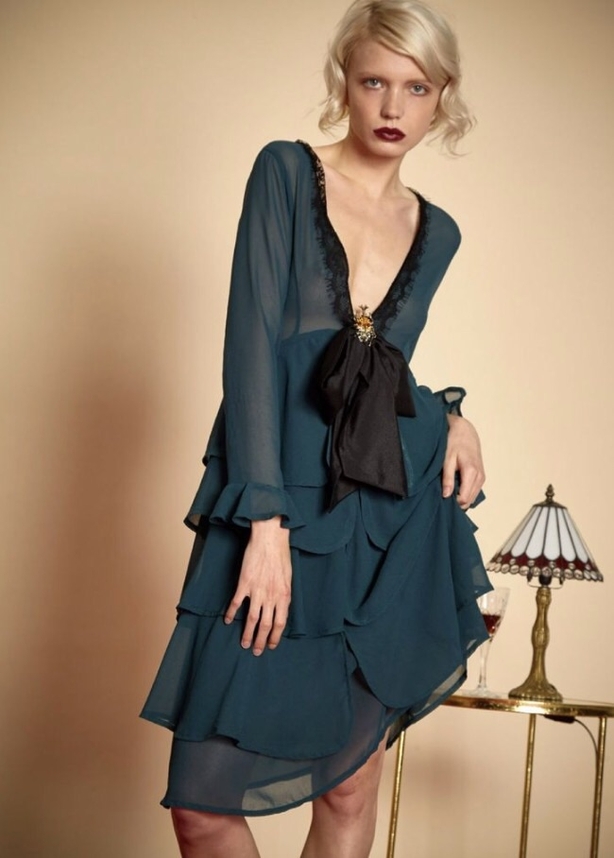 Green dress