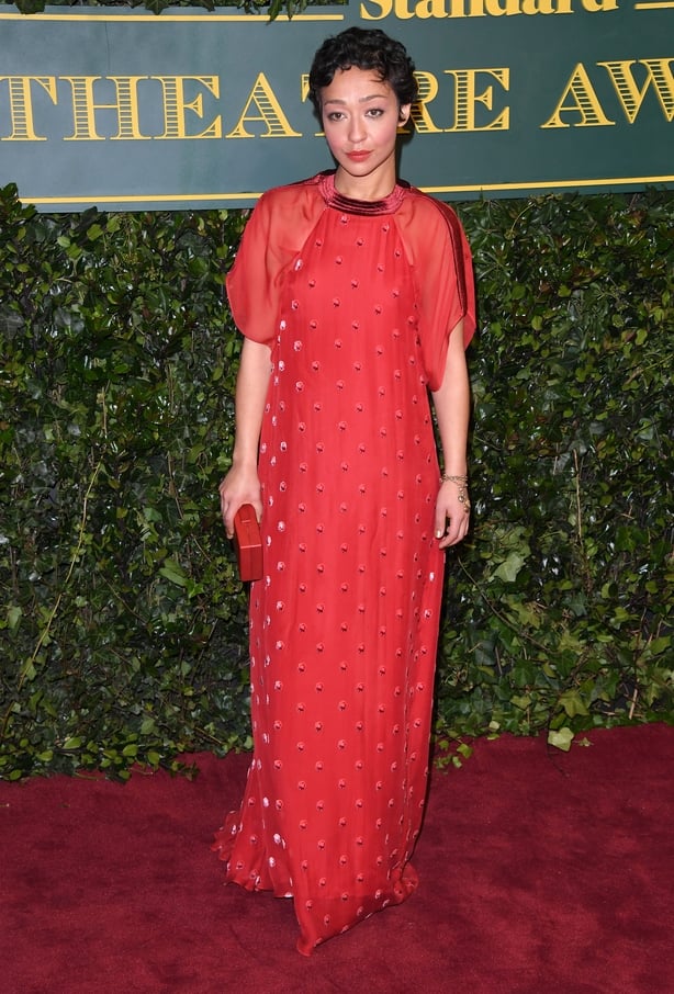 Ruth Negga attends the London Evening Standard Theatre Awards