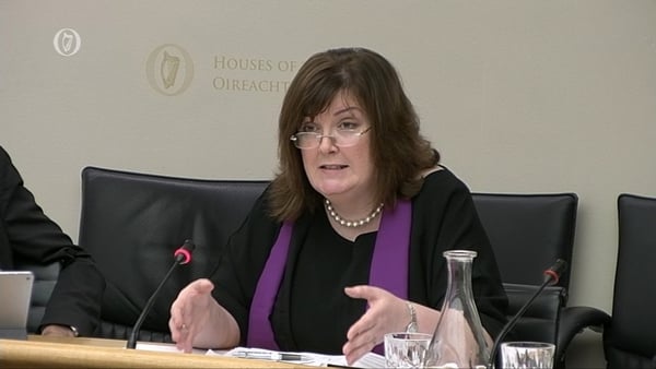 Oonagh McPhillips is before the Oireachtas Justice Committee