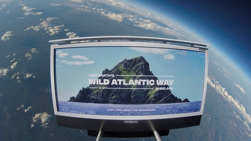 Tourism Ireland said it was the first ever tourist campaign in space