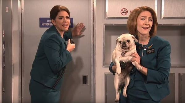 Cecily Strong and Saoirse Ronan on Saturday Night Live