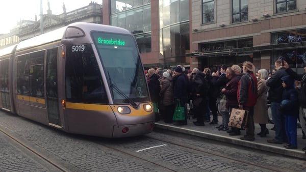 The dispute was triggered by the opening of the cross-city extension of the Luas Green Line a year ago