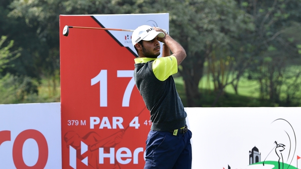 Shubhanker Sharma is on top at the Joburg Open