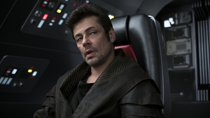 Benicio Del Toro as DJ in Star Wars: The Last Jedi