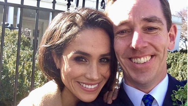 Tubs shared a picture with future royal Meghan Markle