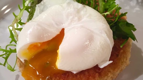 Kevin Dundon's recipe for Smoked Salmon Potato Cakes with Poached Egg