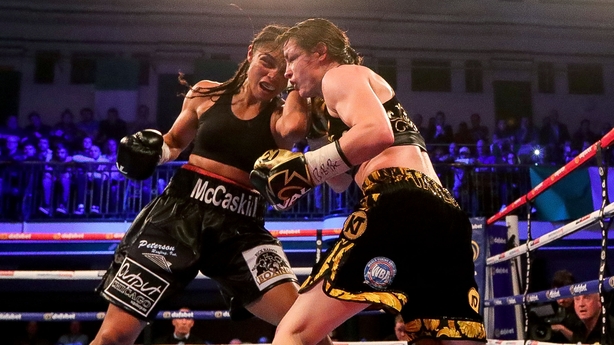 Katie Taylor dominates Victoria Bustos to become unified world champion Katie Taylor dominates Victoria Bustos to become unified world champion