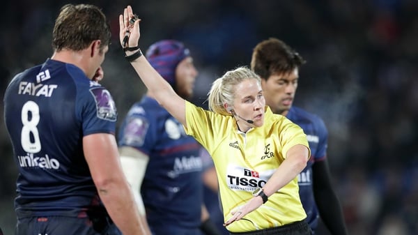 Joy Neville is blazing a trail as a referee on the international stage.