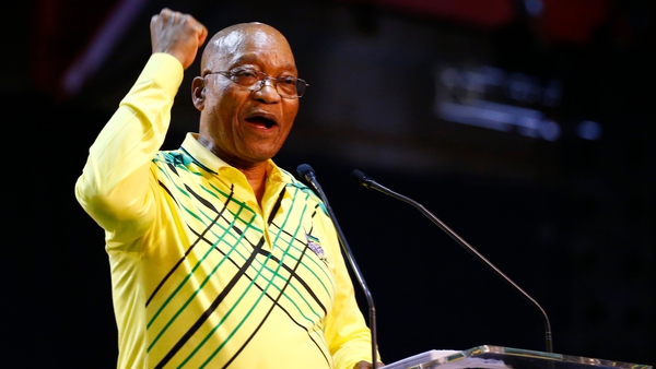 Jacob Zuma speaks during the ANC conference in Johannesburg, South Africa