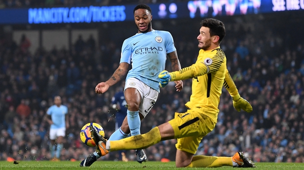 Sterling was on the scoresheet in the 4-1 victory over Tottenham Hotspur