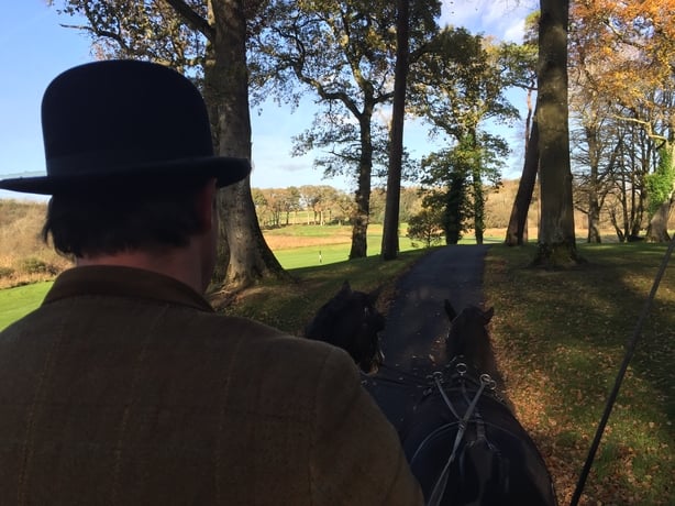 Dromoland Castle trap ride