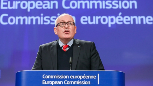 The EU's Frans Timmermans said a Brexit deal with Britain was the bloc's preferred solution