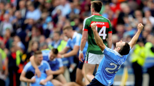 Dublin beat Mayo by a point in the 2016 and 2017 All-Ireland finals
