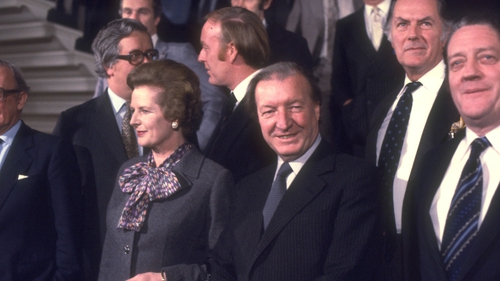 State Papers show Margaret Thatcher and Charles Haughey's relationship became strained by the end of 1987 (RTÉ Stills Library)