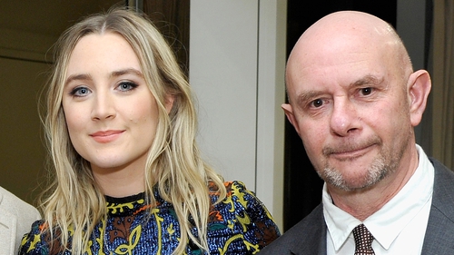 Saoirse Ronan with Nick Hornby - Author-turned-screenwriter hoping he will work with Irish star again after the success of Brooklyn