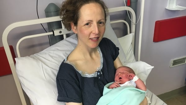 Margaret Earle welcomed her first daughter at Limerick University Maternity Hospital at 2.55am