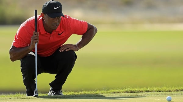 Tiger Woods is hoping for a big 2018
