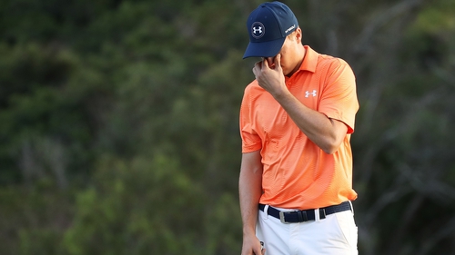 Spieth carded a two-over-par round of 75
