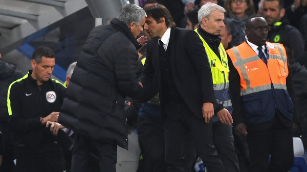 Jose Mourinho and Antonio Conte go head to head again this weekend
