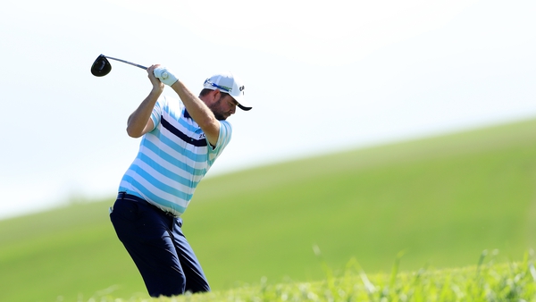Marc Leishman in action during the second round of the Sentry Tournament of Champions