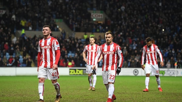 Stoke are currently in the Premier League drop zone