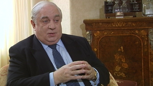 The late European Commissioner Peter Sutherland who was one of those centrally involved in the establishment of the Erasmus programme