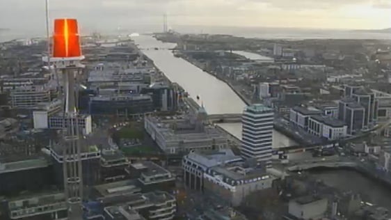 View of Dublin from Spire.