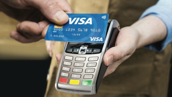 Visa said household spending continued to rise at a solid pace at the end of last year with data for December signalling a positive Christmas period for high-street retailers.